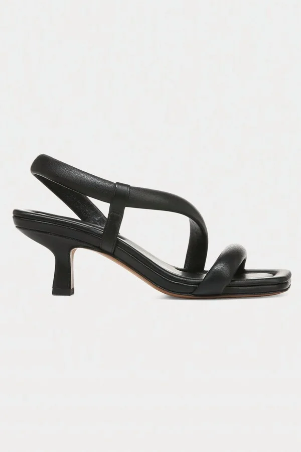 Women's Coline Leather Sandal In Black