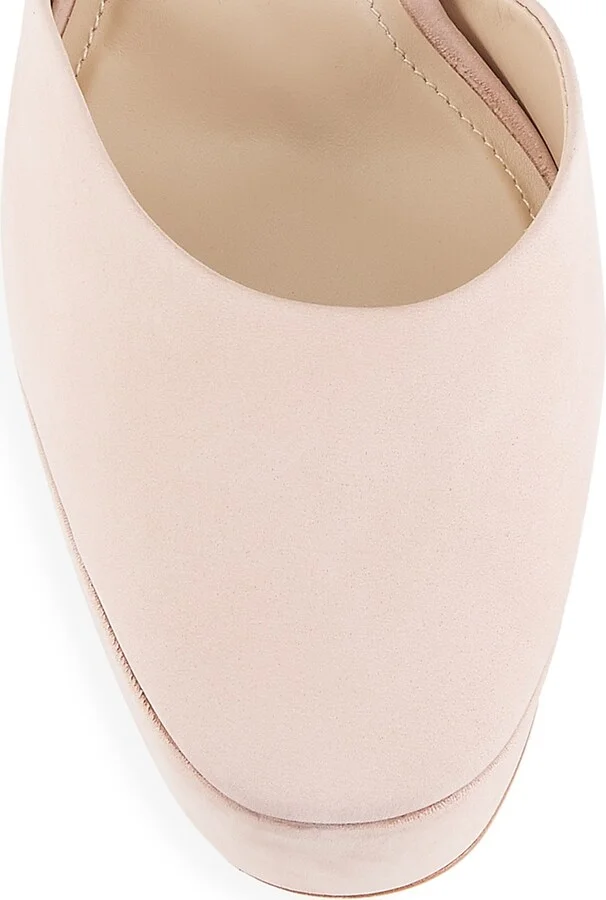Women's COLLECTION Mary Jane Suede Platform Pumps - Wine - Size 8.5 - Image 9
