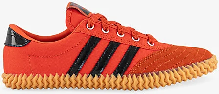Womens Collegiate Orange Volley Plimsole Woven Trainers Eur 38.5 / 5.5 Uk Women