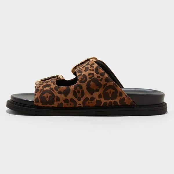 Women's Collin Slide Sandals - Universal Thread™ : Slip-On, Contoured Footbed, Cushioned Insole, Open Toe - Image 4