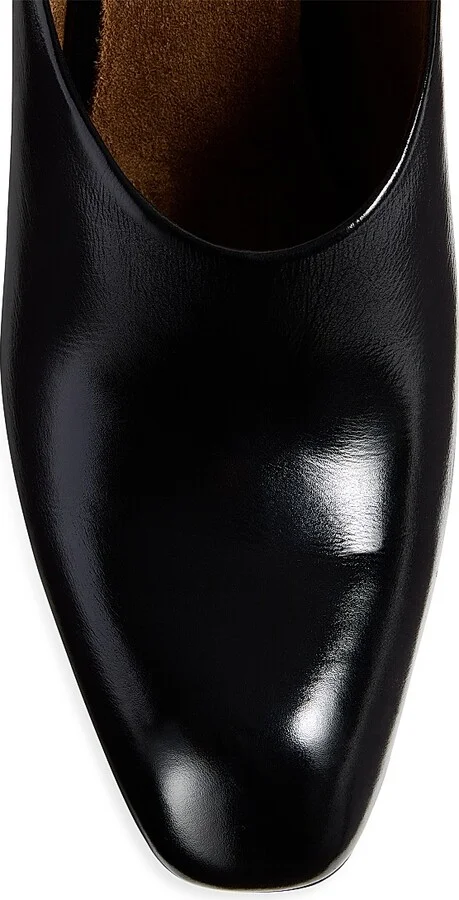 Women's Colt 100MM Leather Mules - Optic White - Size 6 - Image 7