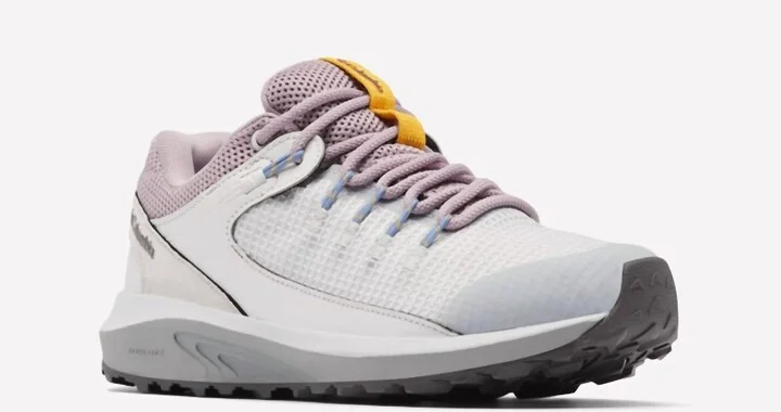 Women's Columbia Trailstorm Wp In Grey Ice/ Shale Mauve