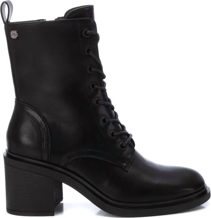 Women's Combat Booties In Black