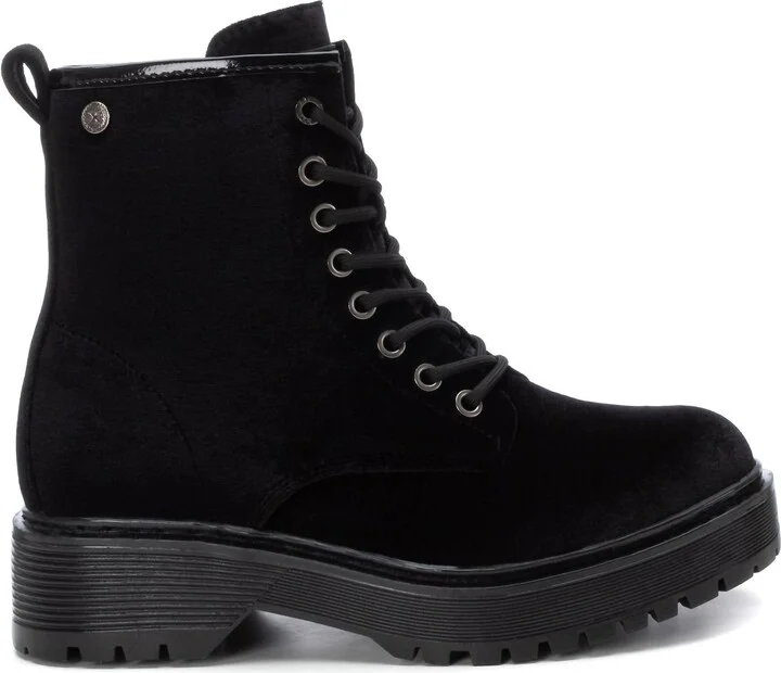 Women's Combat Booties In Black
