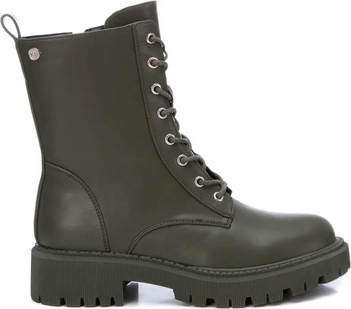 Women's Combat Booties In Kakhi