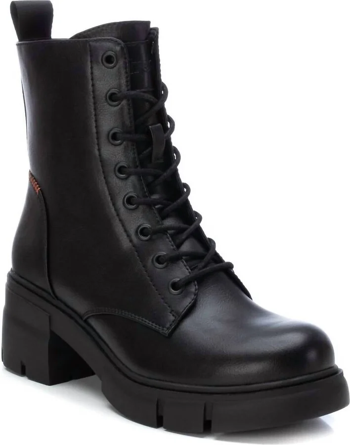 Women's Combat Boots In Black