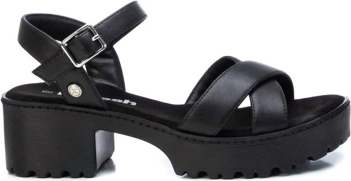 Women's Combat Sandals In Black