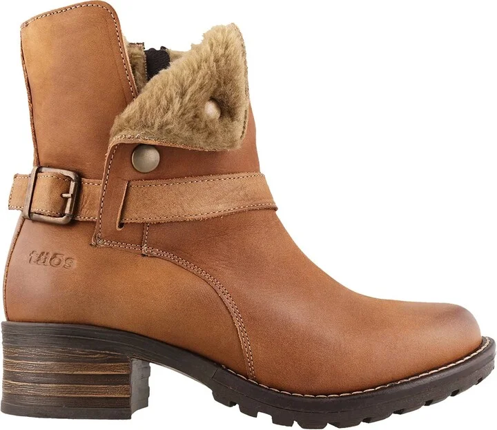 Women's Combo Fashion Boots In Tan