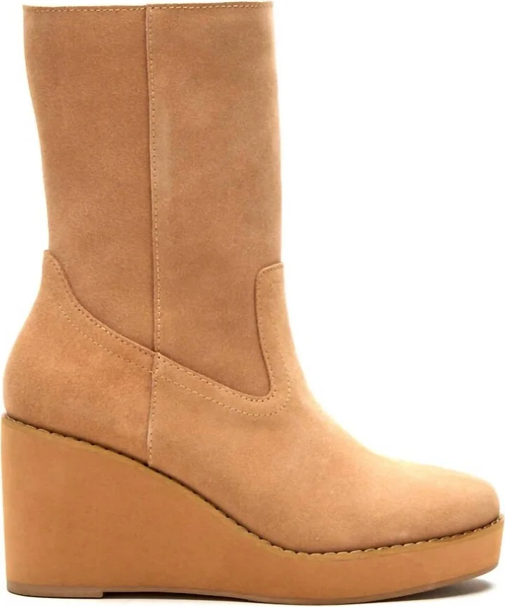 Women's Comet Wedge Boot In Natural