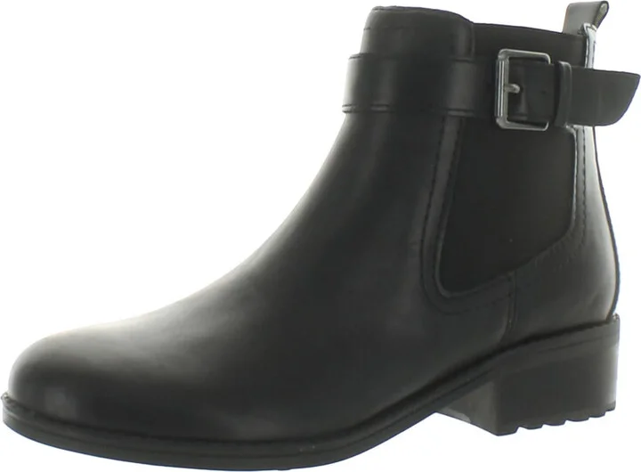 Womens Comfort Insole Faux Leather Ankle Boots