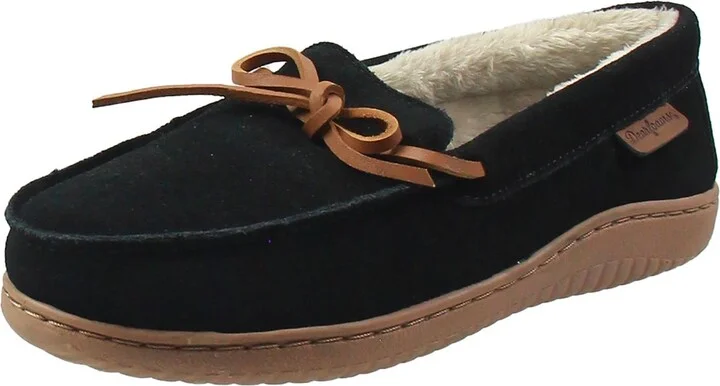 Womens Comfort Insole Faux Suede Loafer Slippers
