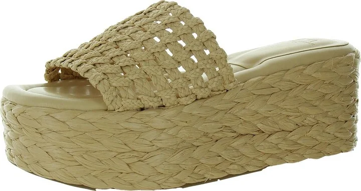 Womens Comfort Insole Woven Wedge Sandals
