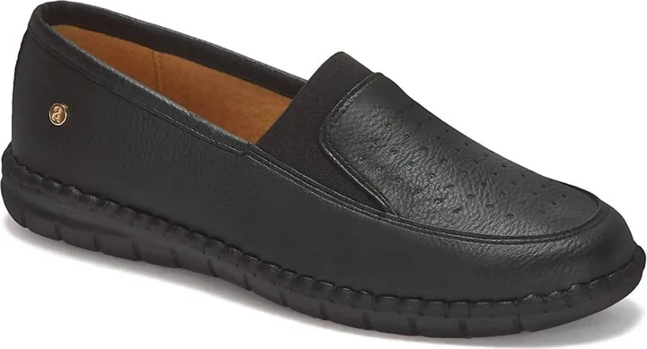 Women's Comfort Moccasin Shoes In Black