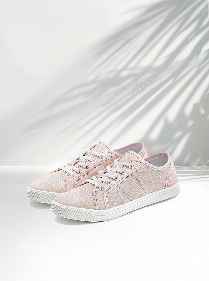 Women's Comfortable Glitter Sneakers