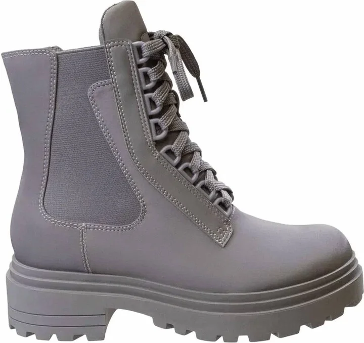 Women's Commander Utility Boots In Grey