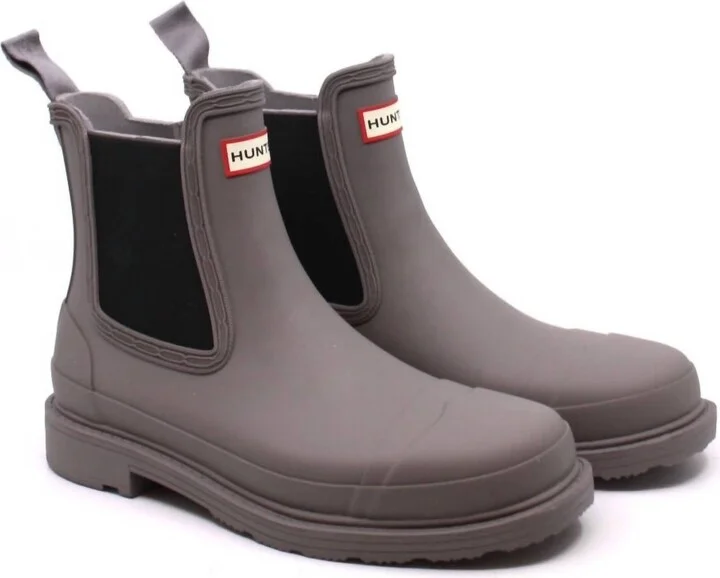 Women's Commando Chelsea Boot In Grey Heron