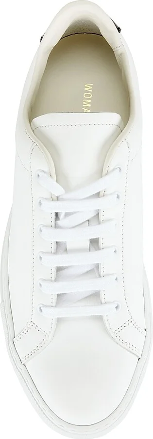 Women's Common Projects Retro Classic Low-Top Sneakers - White Black - Size 5 - Image 5