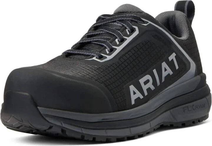 Women's Comp-Toe Outpace Work Athletic Shoe In Black
