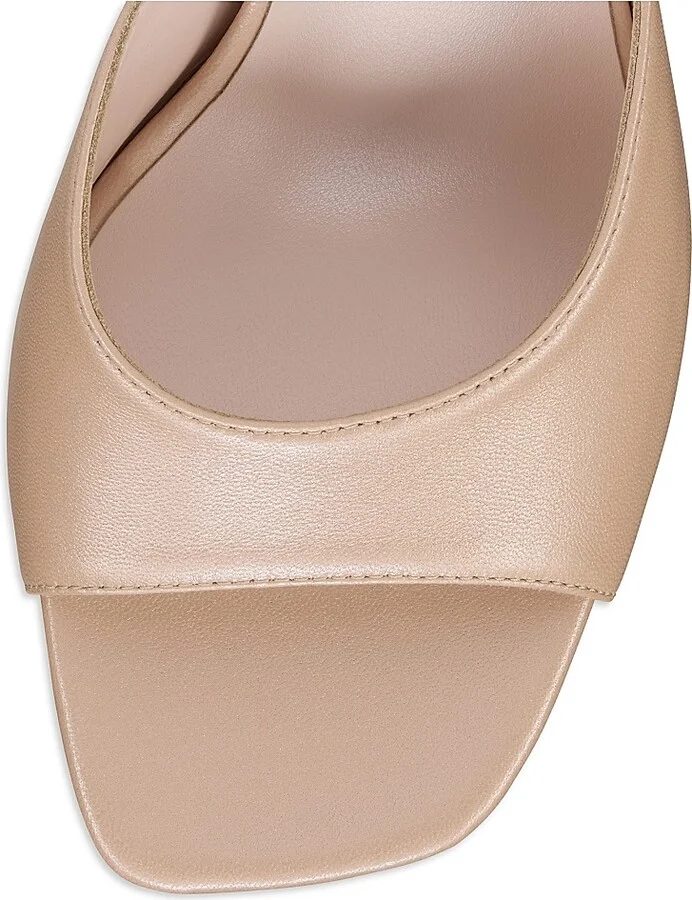 Women's Condora 85MM Leather Mules - Leche - Size 4.5 - Image 4