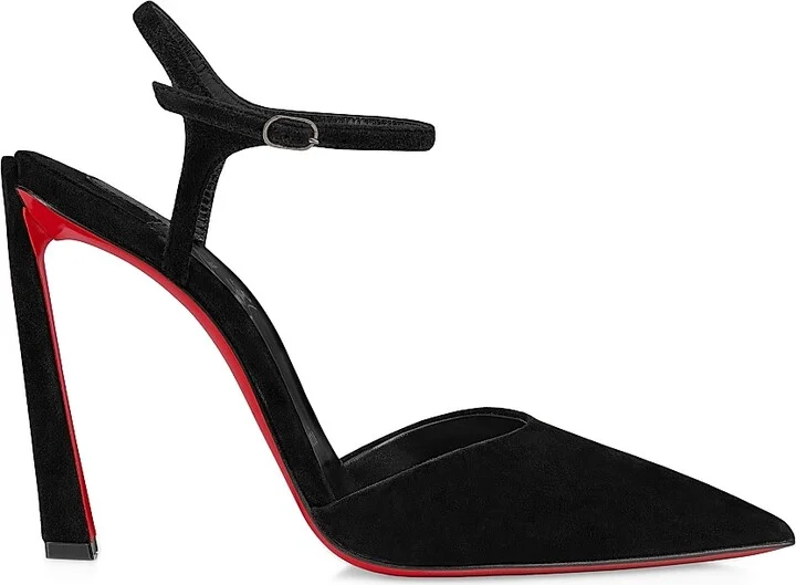 Women's Condora Riviera Veau Velours 100MM Pumps - Black - Size 10