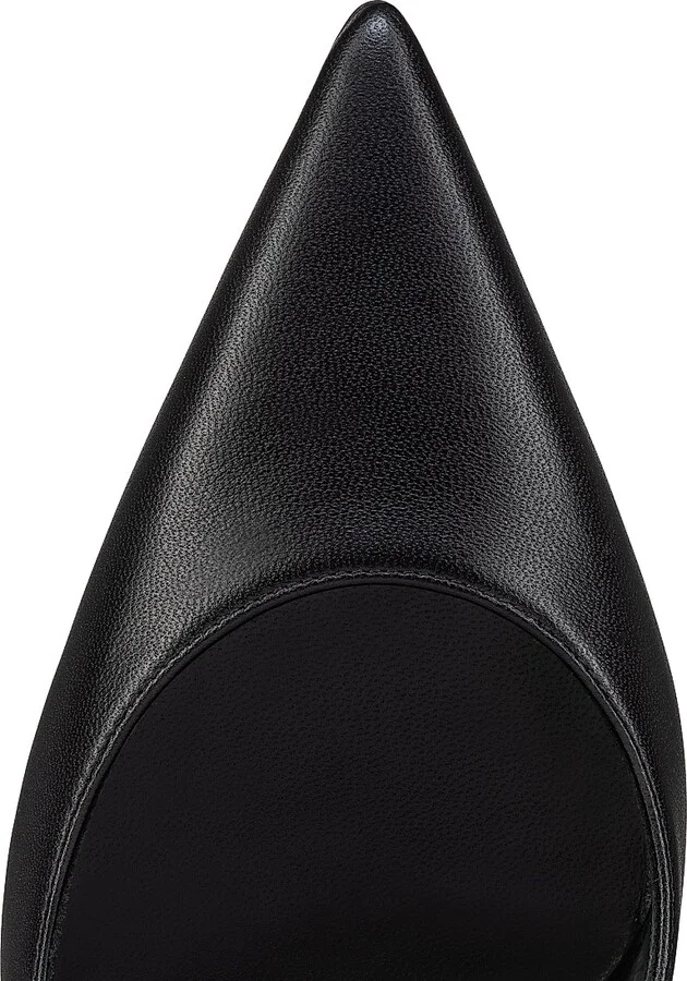 Women's Condora Strap 85MM Leather Pumps - Bianco - Size 5 - Image 10