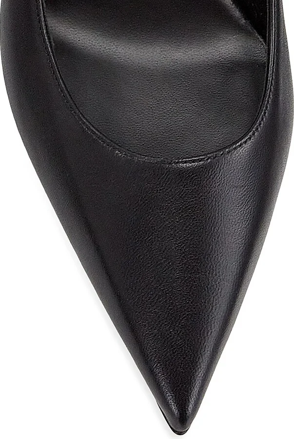 Women's Condora Strap 85MM Leather Pumps - Bianco - Size 5 - Image 11