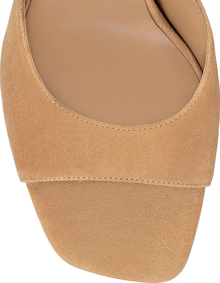 Women's Condora Veau Velours 85MM Mules - Beige - Size 7 - Image 4