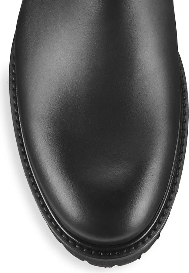 Women's Conner Leather Booties - Black - Size 5 - Image 4
