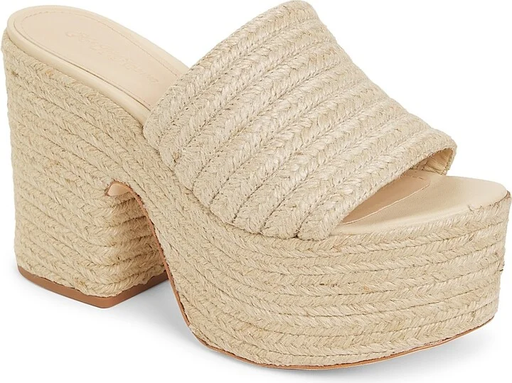 Women's Corda 110MM Jute Platform Clogs - Natural - Size 10 - Image 2
