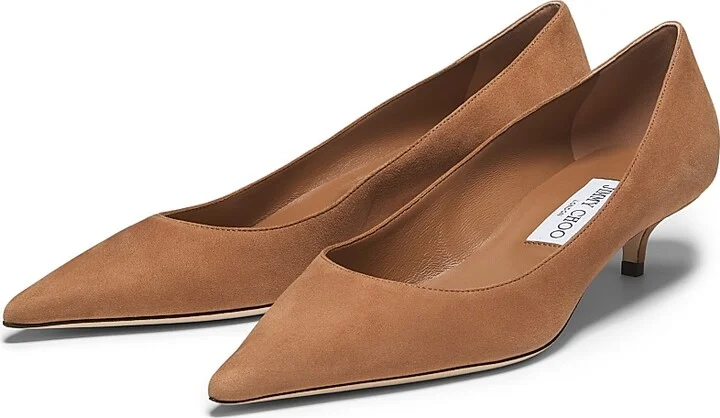Women's Core Amelia 35MM Kitten-Heel Pumps - Toffee - Size 5 - Image 2