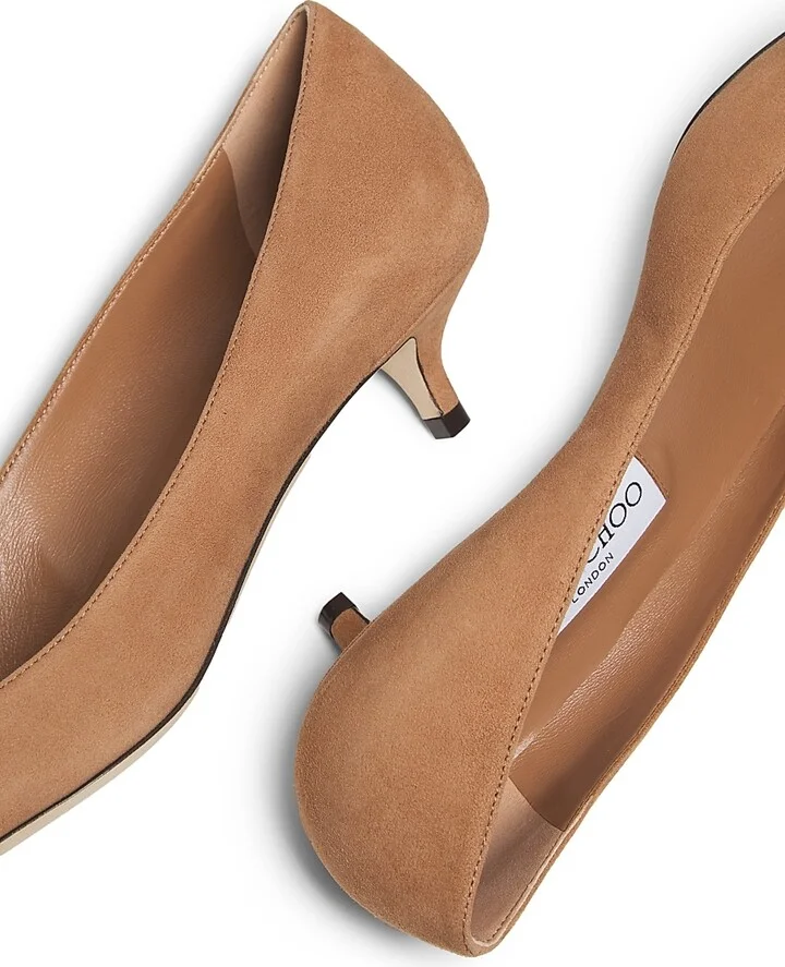 Women's Core Amelia 35MM Kitten-Heel Pumps - Toffee - Size 5 - Image 6