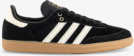 Womens Core Black Cream White G Samba Og Pony Hair-Leather Low-Top Trainers Eur 39 / 6 Uk Women