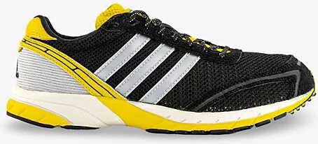 Womens Core Black Silver Metall Adizero Fabric Low-Top Trainers 8