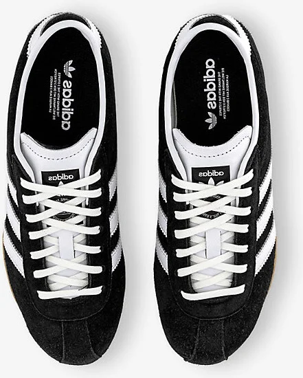 Womens Core Black Tokyo Suede Low-Top Trainers Eur 38.5 / 5.5 Uk Women - Image 2