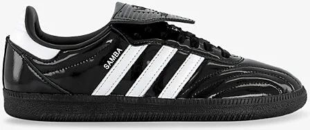 Womens Core Black White Patent Samba Lt Patent-Leather Low-Top Trainers 6.5