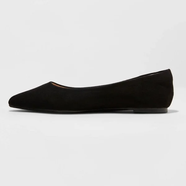 Women's Corinna Ballet Flats with Memory Foam Insole - A New Day™ : Slip-On, Closed Pointed Toe, Non-Marking Outsole - Image 2