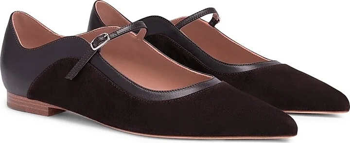 Women's Cornina Suede Flat Pumps - Ebony Ebony - Size 10 - Image 2