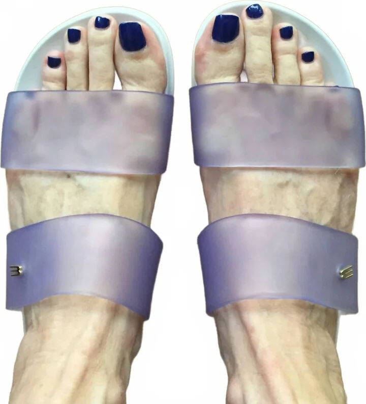 Women's Cosmic Glittered Sandals In Clear