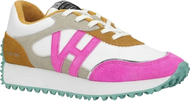 Women's Cosmic Sneakers In Mustard/neon Pink