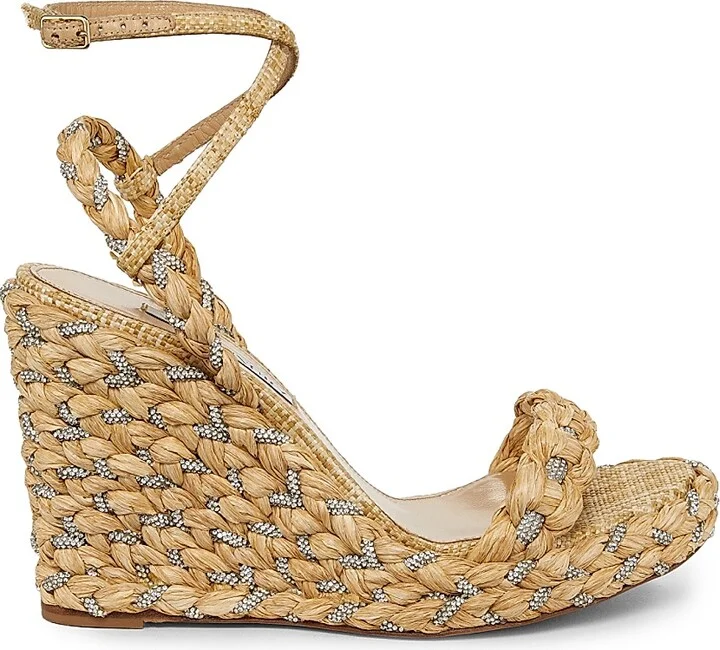 Women's Costiera Crystal-Embellished Espadrilles - Natural - Size 7.5