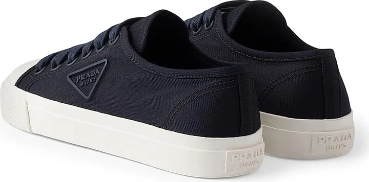 Women's Cotton Gabardine Sneakers - Grey - Size 7 - Image 10