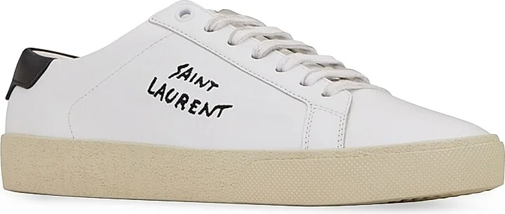 Women's Court Classic SL-06 Embroidered Sneakers - Optic White - Size 5 - Image 2