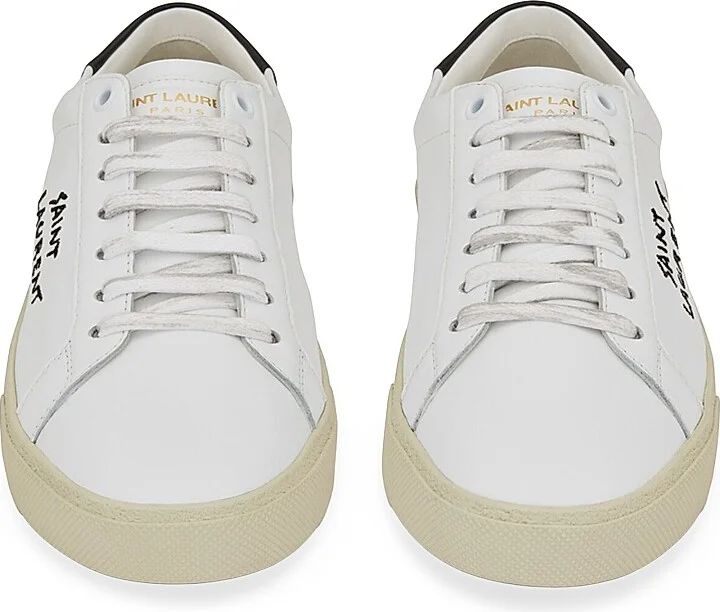 Women's Court Classic SL-06 Embroidered Sneakers - Optic White - Size 5 - Image 4