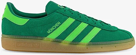 Womens Court Green Muenchen Suede Low-Top Trainers Eur 40 / 7 Uk Women