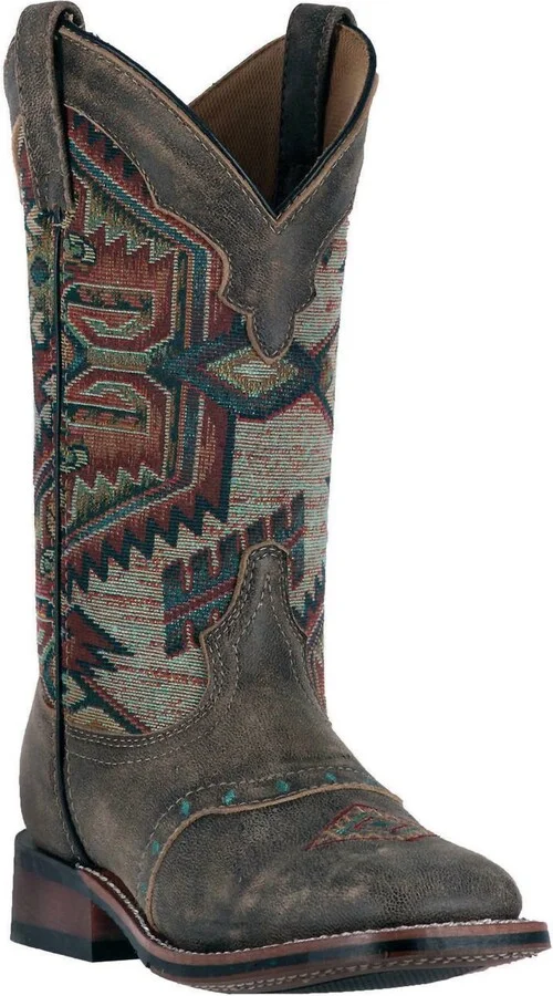 Women's Cowgirl Approved Scout Aztec Boot In Brown/multi