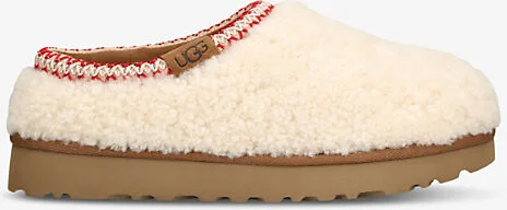 Womens Cream Tasman Maxi Curly Sheepskin Slippers Eur 41 / 8 Uk Women