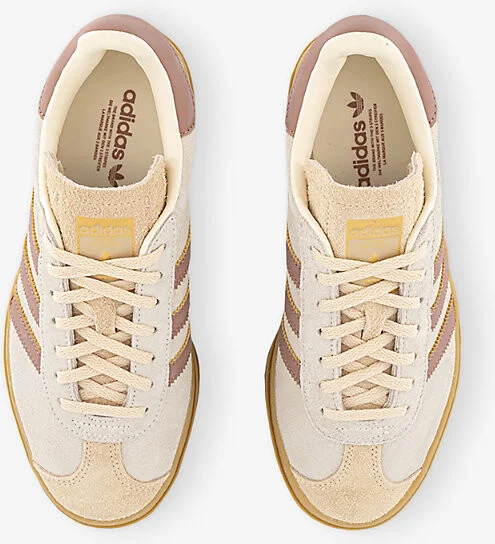 Womens Cream White Warm Clay Sa Gazelle Bold Suede Low-Top Trainers Eur 37.5 / 4.5 Uk Women - Image 2