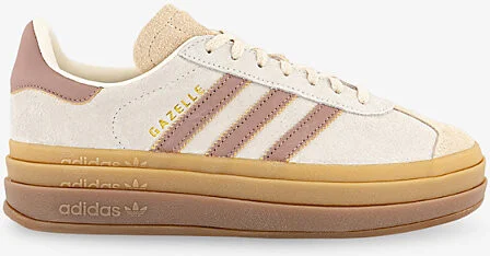 Womens Cream White Warm Clay Sa Gazelle Bold Suede Low-Top Trainers Eur 37.5 / 4.5 Uk Women