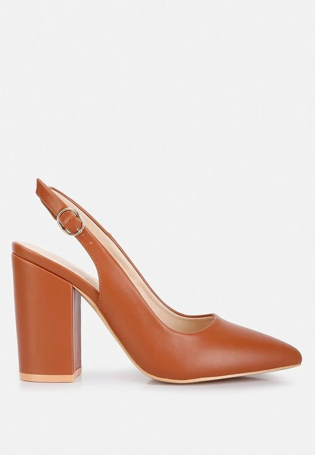 Womens creidne block heel pointed toe sandals