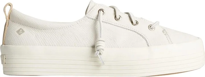 Women's Crest Vibe Platform Sneaker In Snake White